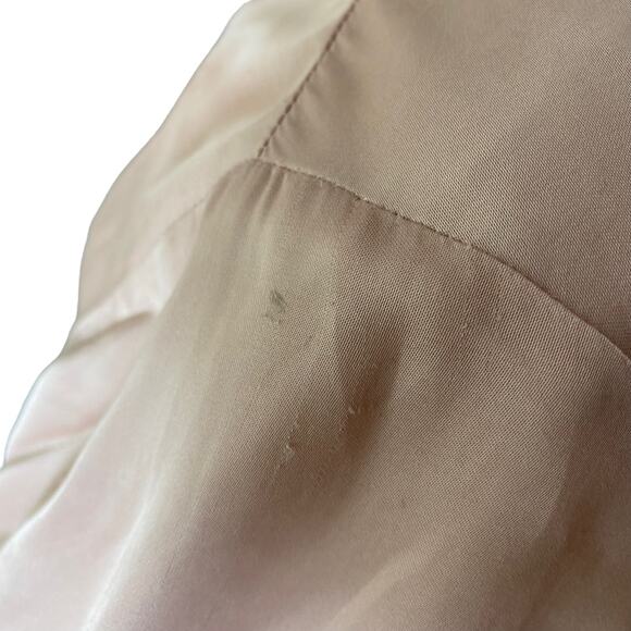 NATION LTD June Sateen V Neck Top in Latte Pink Size Small - Picture 7 of 14